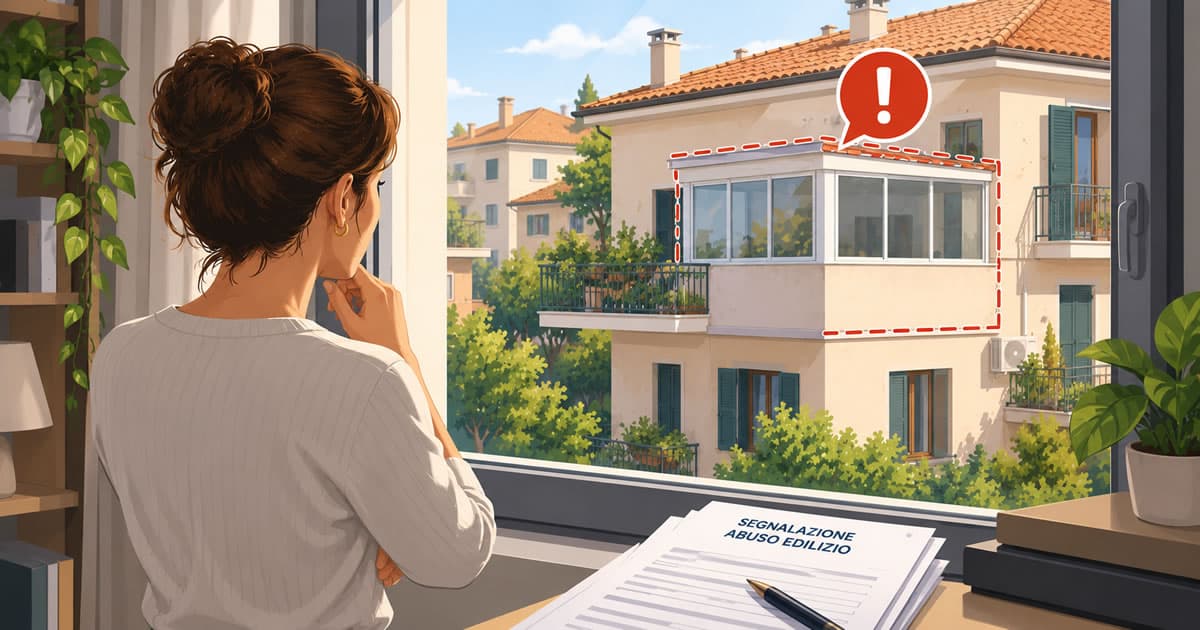 Segnalare abusi edilizi in incognito