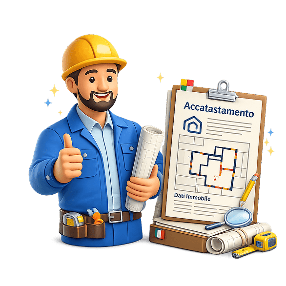 Illustrazione Accatastamento immobile - Domodeus