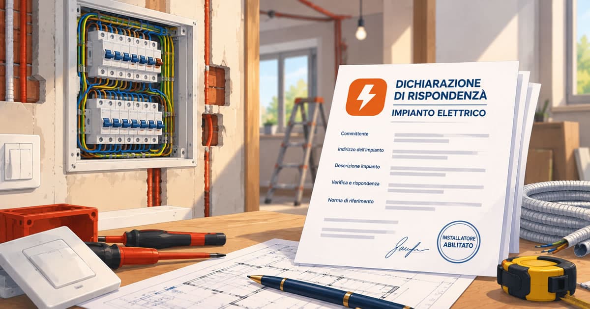 DiRi Dichiarazione di Rispondenza Impianto Elettrico